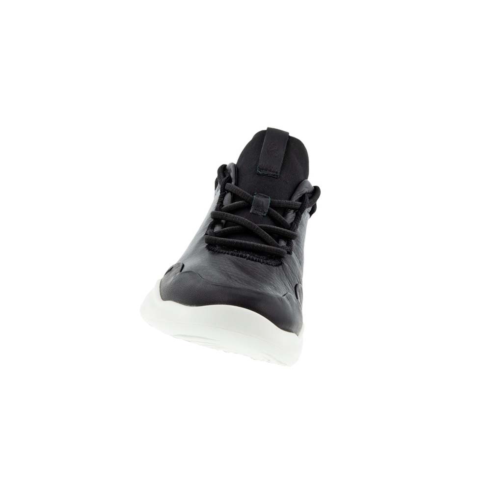 Women's Ecco Elo Sneakers Black | Canada 217RVD